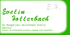 evelin hollerbach business card